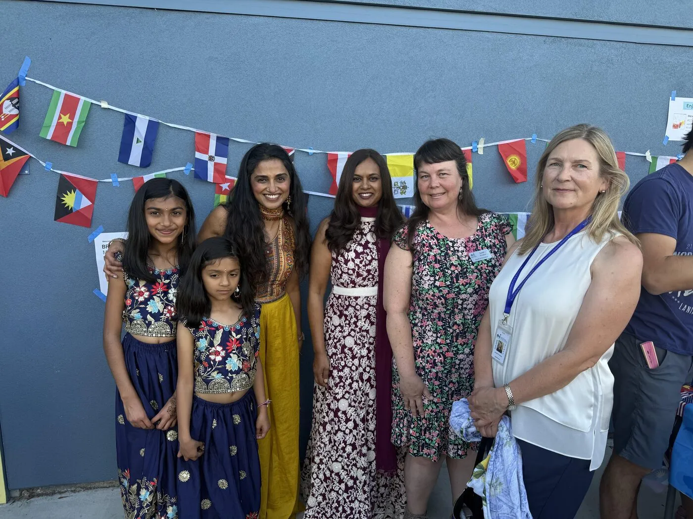 Pranita celebrating cultural diversity with San Carlos families