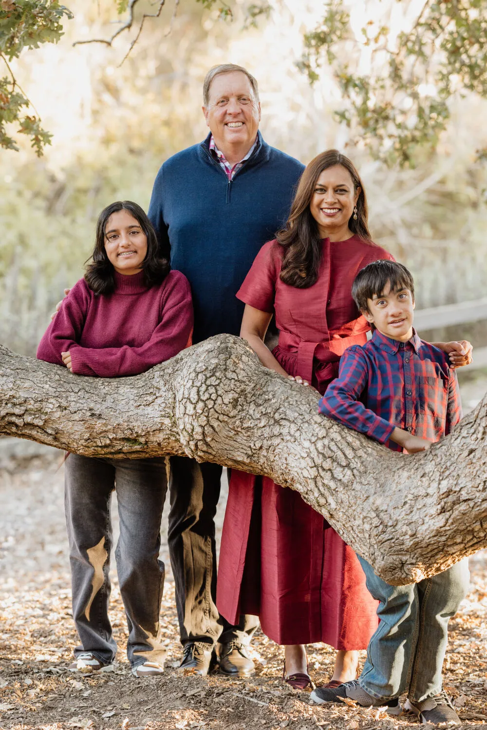 Pranita with her family