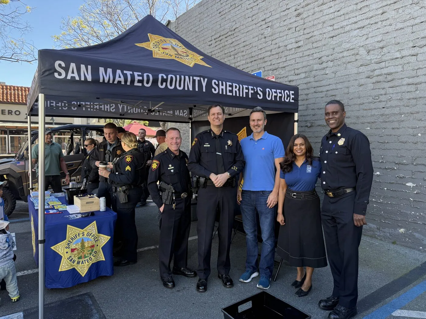 Pranita with the San Mateo County Sheriff's Office